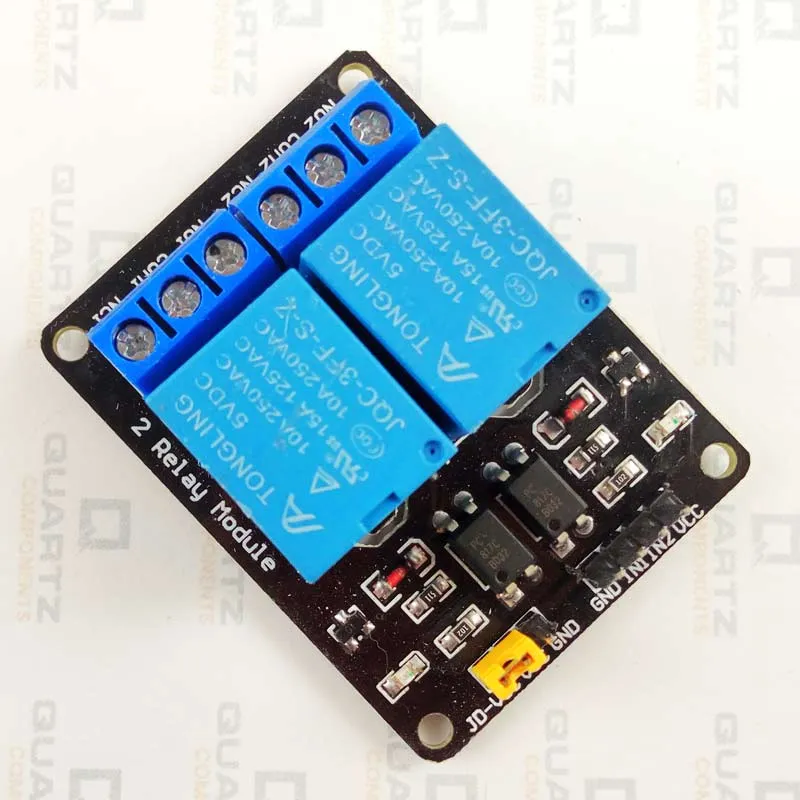 2 Channel 5V Relay Module With Optocoupler Protection