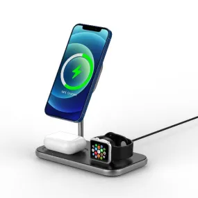 3-in-1 MFI Charging Stand for Apple Products