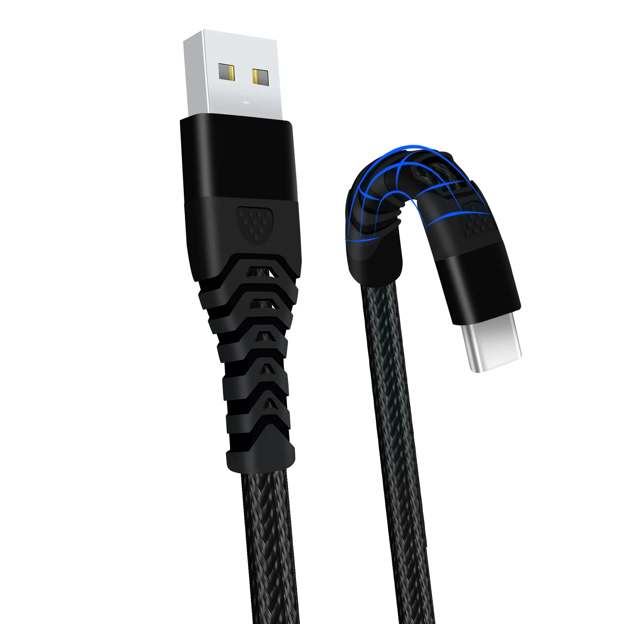 3.0A USB C Cable to USB 2.0 Braided USB Type C Charging Cable