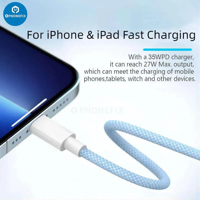 35W USB-C Charge Cable Data Transfer Line For iPhone 15 Series