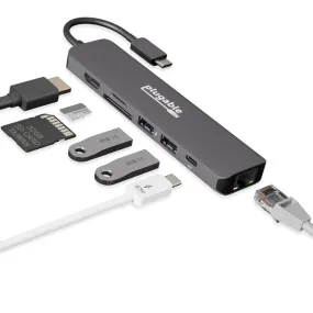 7-in-1 USB C Hub Multiport Adapter with Ethernet USBC-7IN1E