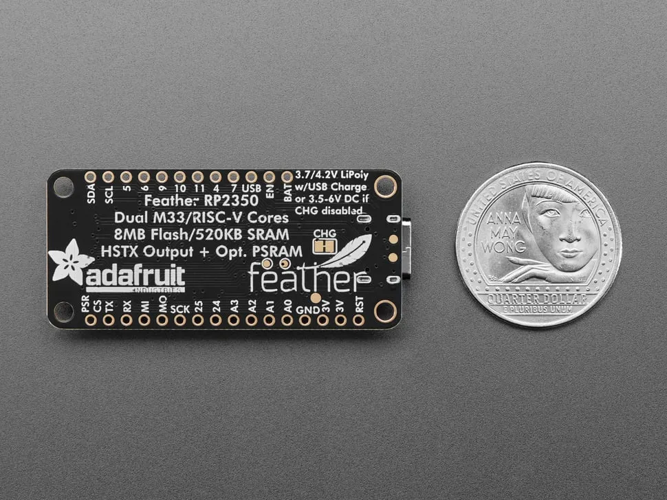 Adafruit Feather RP2350 with HSTX Port