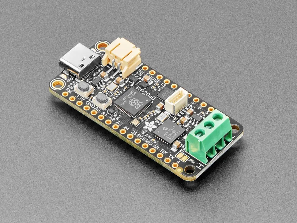 Adafruit RP2040 CAN Bus Feather with MCP2515 CAN Controller