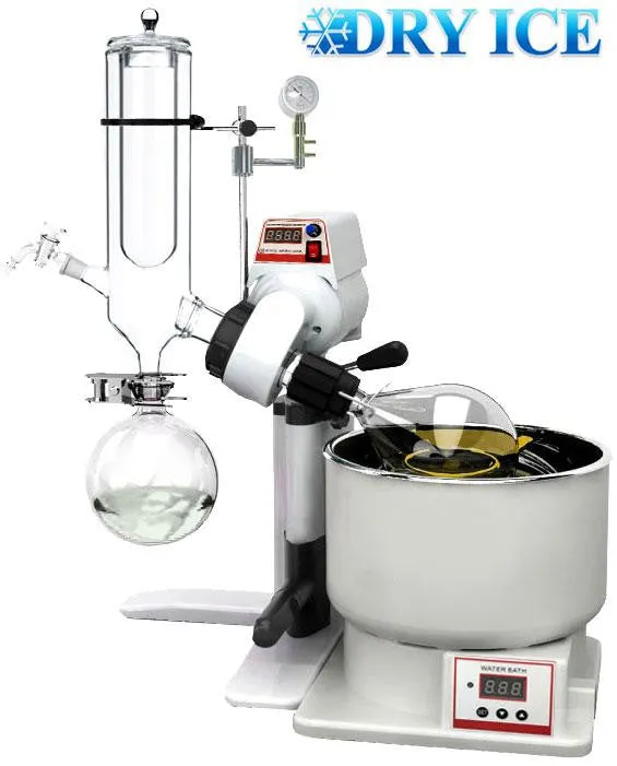 Ai SolventVap 0.5G/2L with Dry Ice Condenser 110V 60Hz Rotary Evaporator