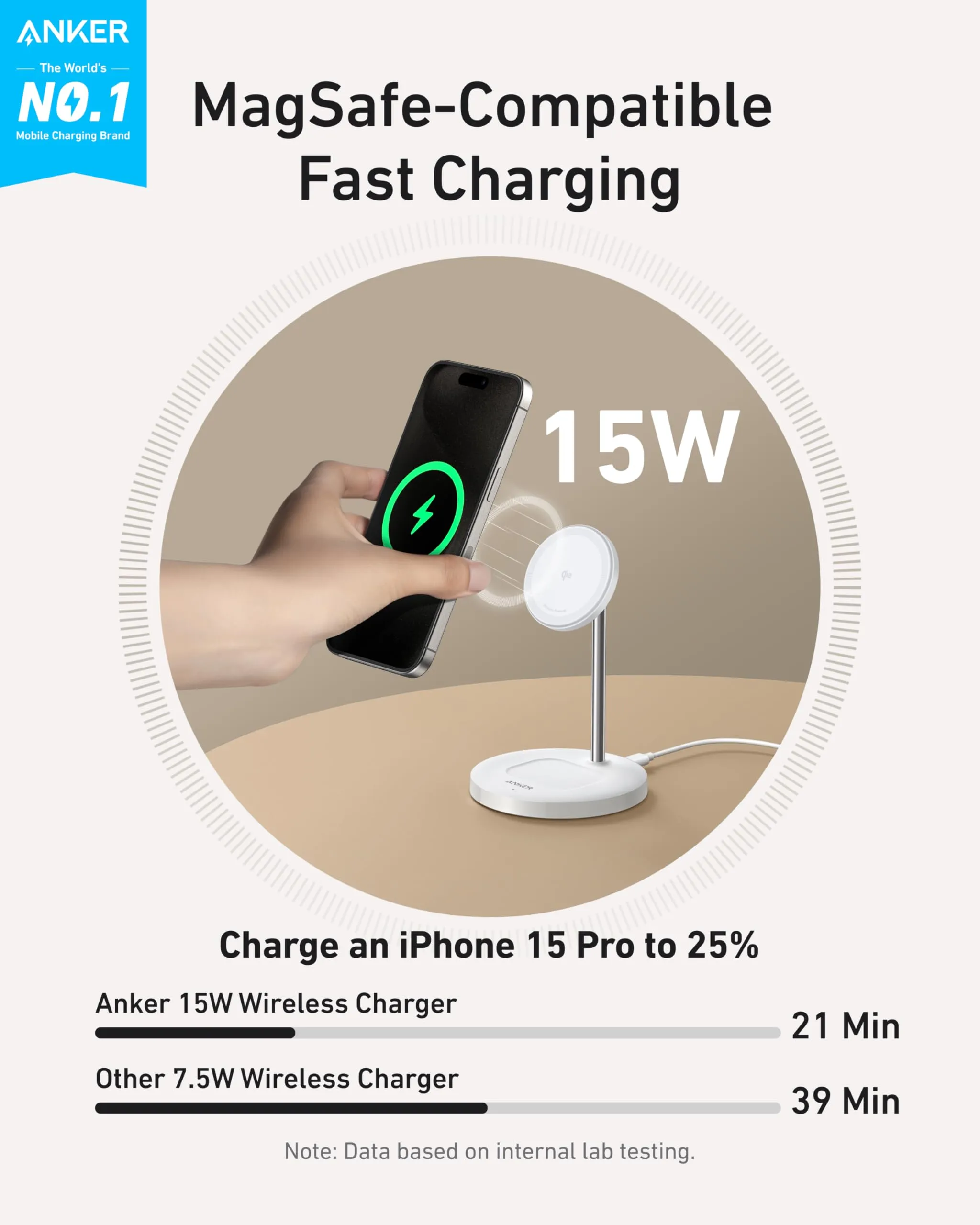 Anker MagGo Wireless Charger (2-in-1 Stand) BOA