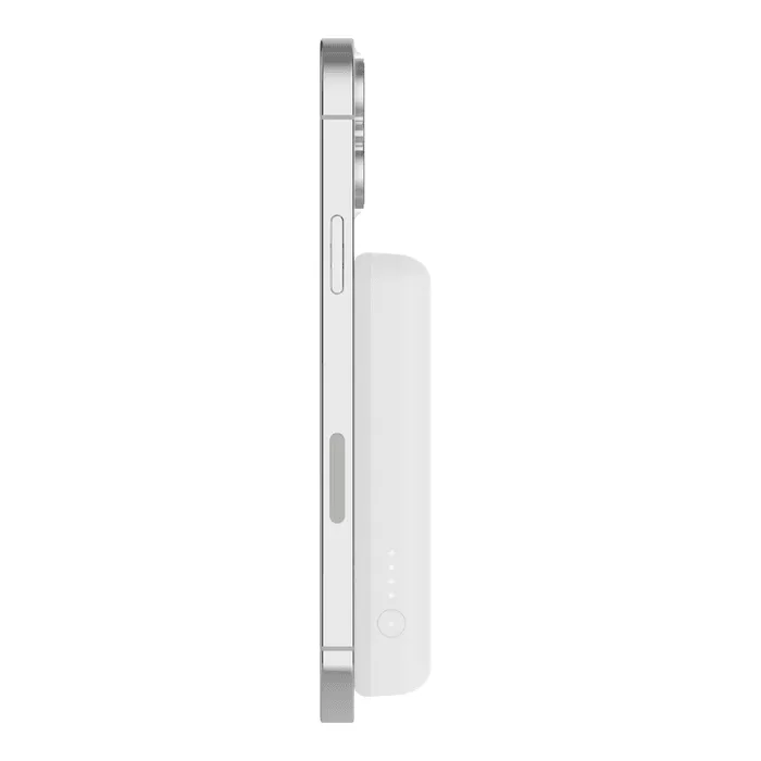 Belkin Boost Charge Magnetic Wireless Power Bank 5K & Stand - White