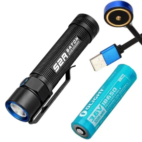 Brand New Olight S2R Baton 1020 Lumens magnetic USB rechargeable LED Flashlight battery