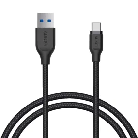 CB-AC1 Braided Nylon USB 3.1 USB A To USB C Cable 1.2 meter