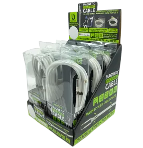 Charging Cable Magnetic Assortment 10FT - 6 Pieces Per Retail Ready Display 88414