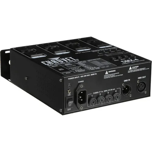 Chauvet DJ DMX-4 4-Channel Dimmerswitch Pack Optimized For Use With Small Led Fixtures