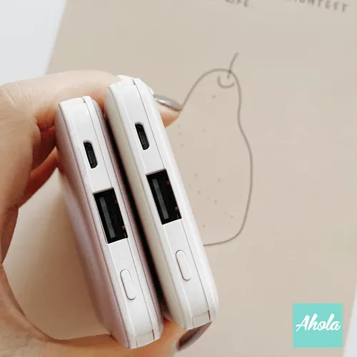 【Cutie Dog】Portable Power Bank with built-in wire 小狗內置線便攜式差電器