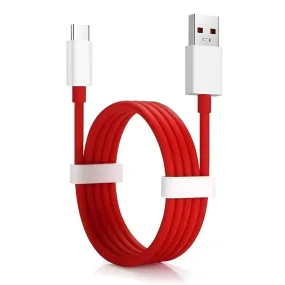 Dash/Wrap/Supervooc/Flash Charge/SuperVooc/SuperSonic/SuperDart /FastCharge/FlashCharge USB to Type- C Original USB Cable for Oneplus/Samsung/Oppo/Redmi/Realme/Poco/Vivo Devices