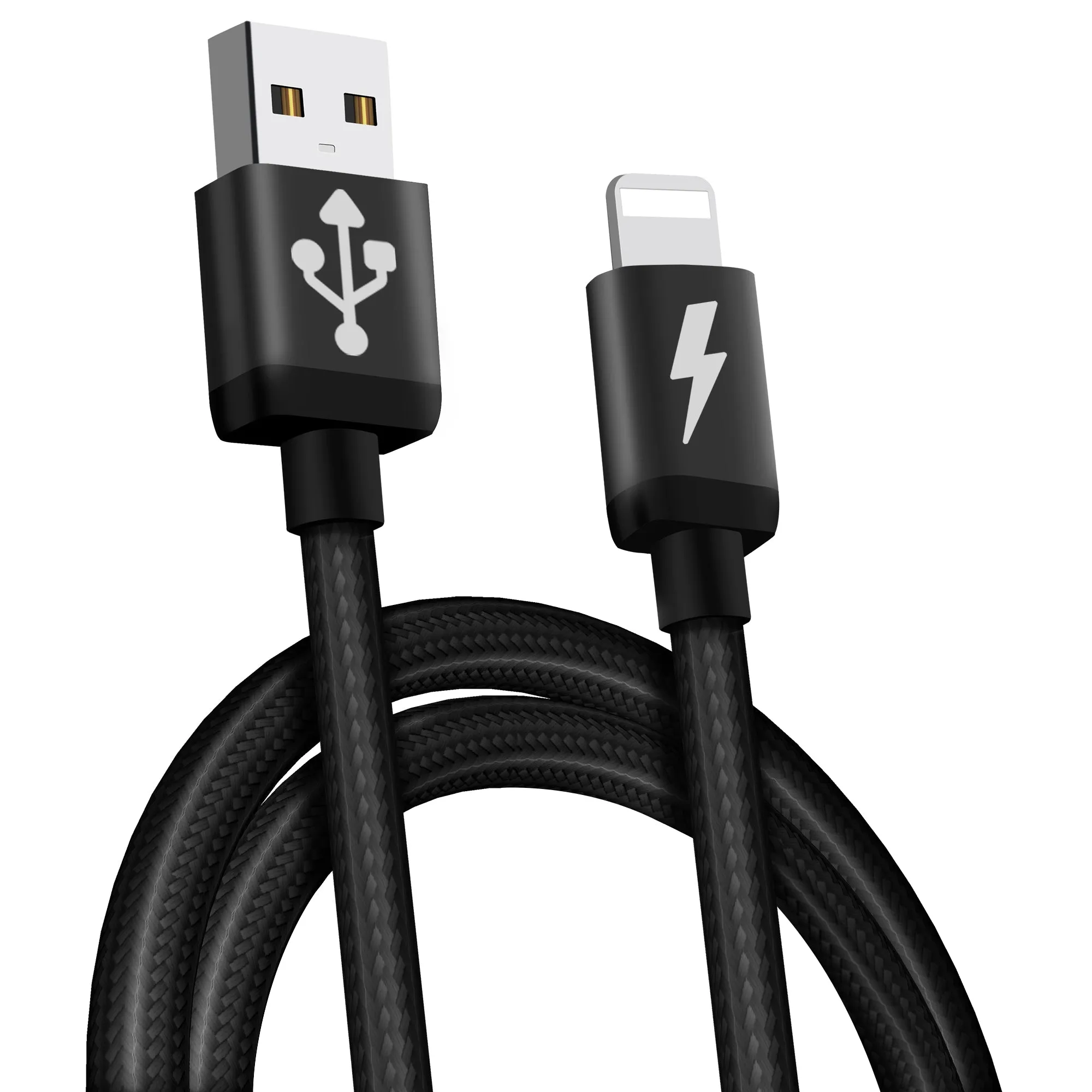 Fast Charging Cable For iPhone iPad iPod Braided Lightning Cord