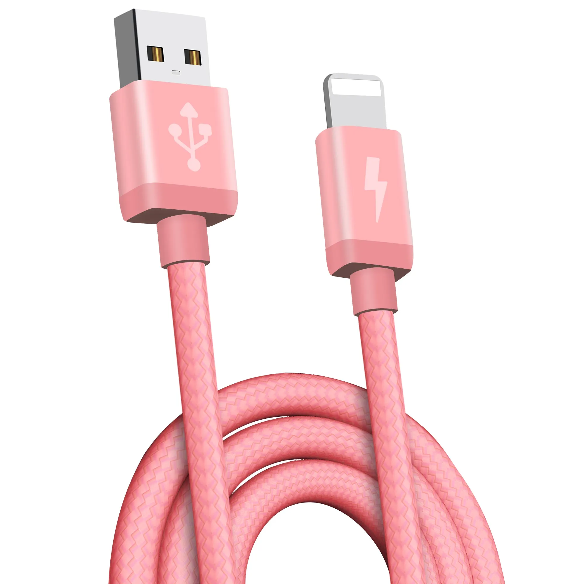 Fast Charging Cable For iPhone iPad iPod Braided Lightning Cord