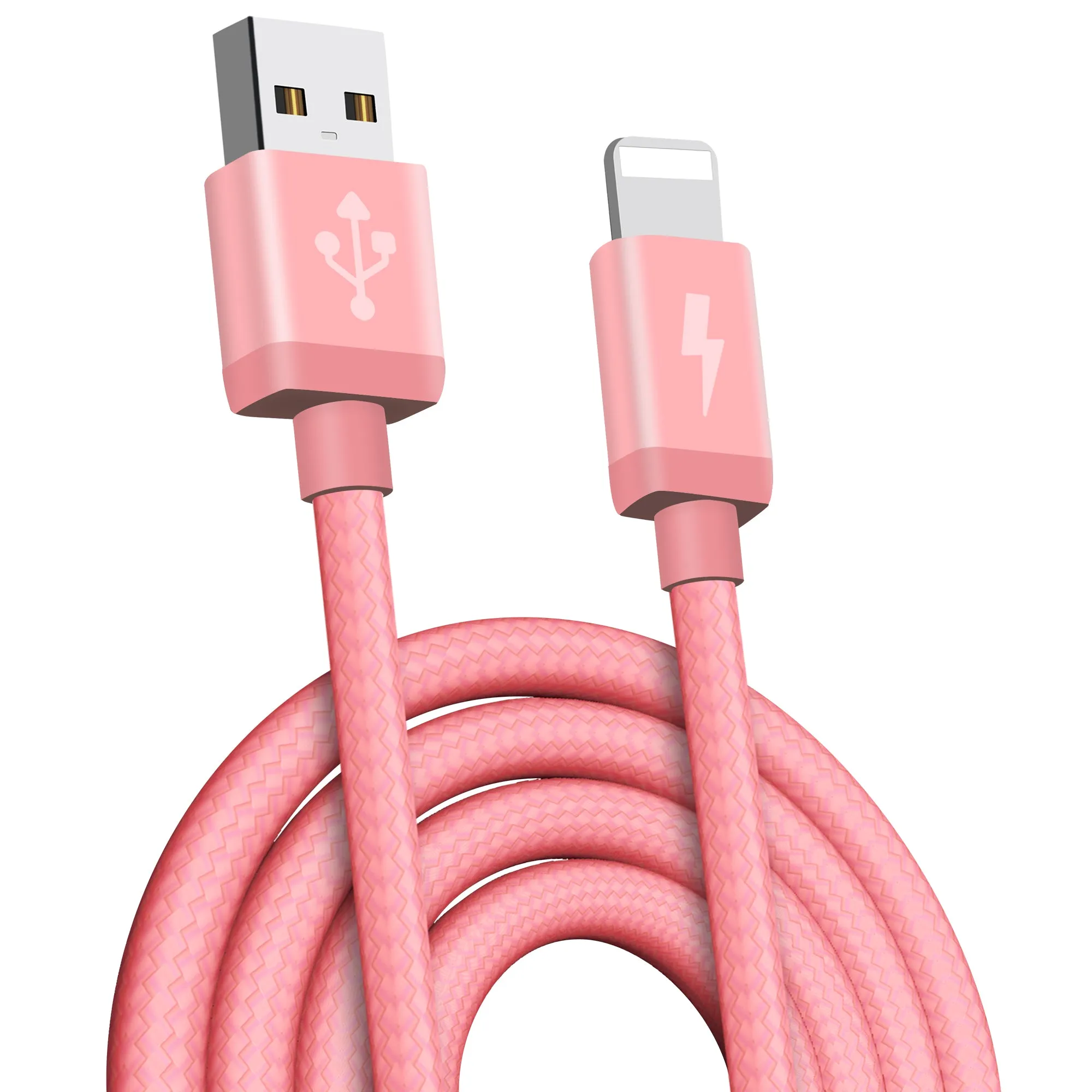 Fast Charging Cable For iPhone iPad iPod Braided Lightning Cord