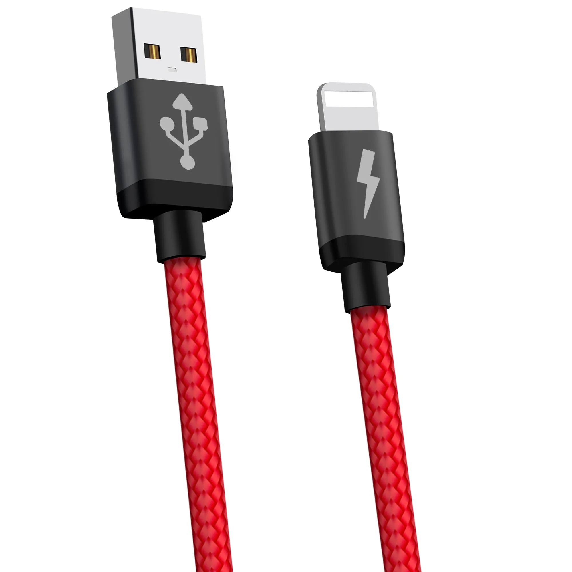 Fast Charging Cable For iPhone iPad iPod Braided Lightning Cord