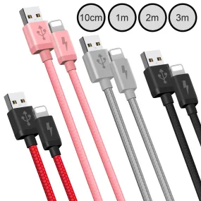 Fast Charging Cable For iPhone iPad iPod Braided Lightning Cord