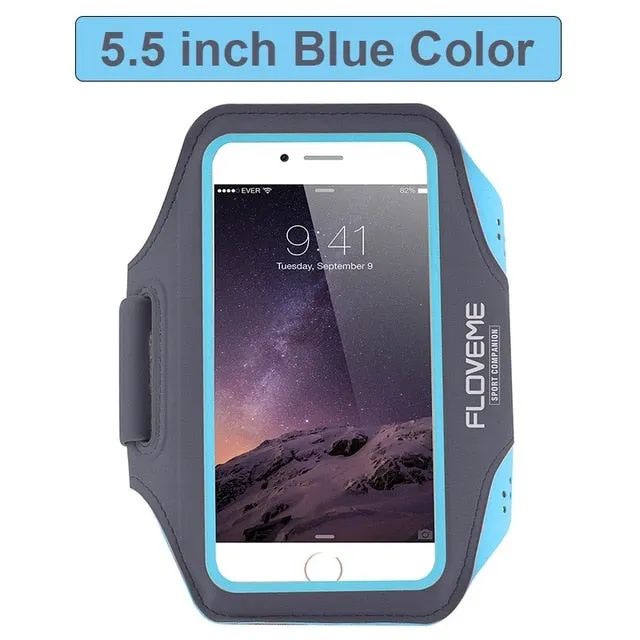 FLOVEME Sport Running Armband Phone Wrist Band Universal Mobile Phone Cycling Arm band Case For iPhone Samsung Xiaomi Handphone