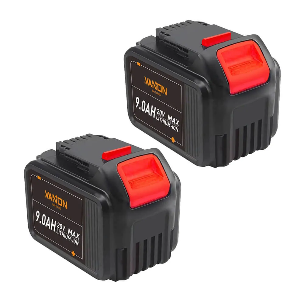 For Dewalt 9.0Ah Battery replacement | 20V Max Li-ion Battery DCB200 4 Pack  Free charger& Holders