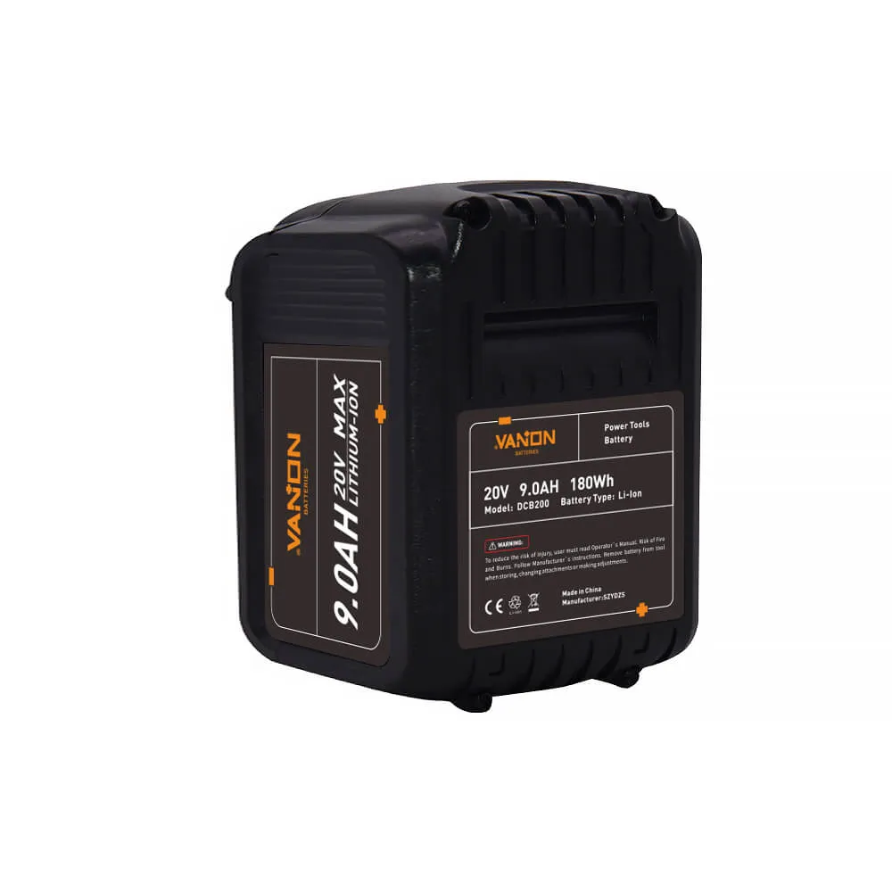 For Dewalt 9.0Ah Battery replacement | 20V Max Li-ion Battery DCB200 4 Pack  Free charger& Holders