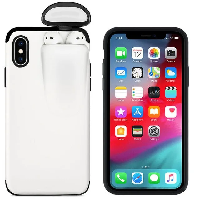 for iPhone 11 Pro Max Case Xs Max Xr X 10 8 7 Plus Cover for AirPods Holder Hard Case Original New Design Hot Sale Dropshipping