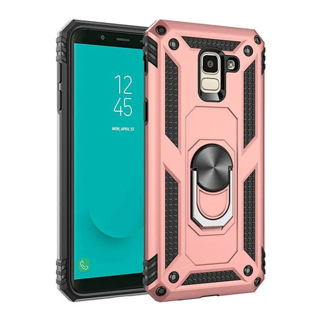 For Samsung Galaxy S8 S9 S10 Plus 5G S10E Note 8 9 10 Pro Hard Armor Case For J4 J6 A6 A7 A8 2018 A10 A20 A30 A40 A50 A60 A70