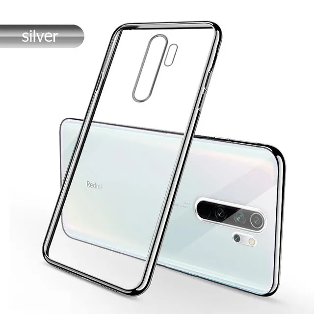 For Xiaomi Redmi Note 8 Pro Case Laser Plating Luxury TPU Soft Clear Cover Xiomi Xiaomi Mi Redmi Note 8 T 8T Note8 8A Phone Case