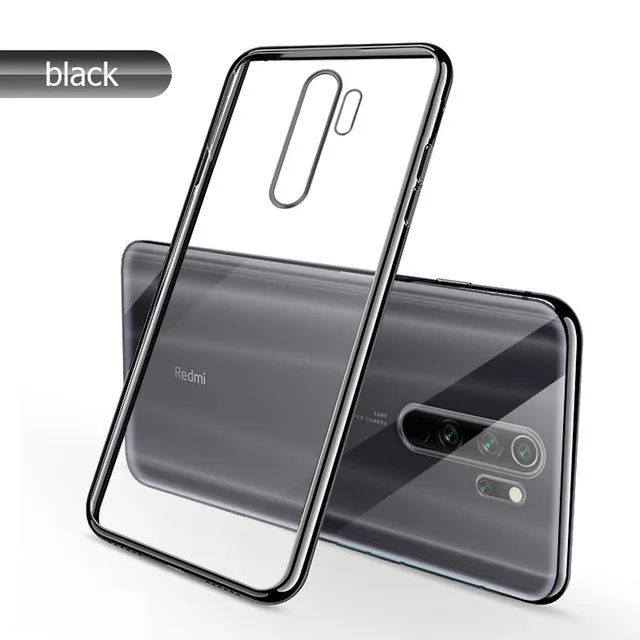 For Xiaomi Redmi Note 8 Pro Case Laser Plating Luxury TPU Soft Clear Cover Xiomi Xiaomi Mi Redmi Note 8 T 8T Note8 8A Phone Case