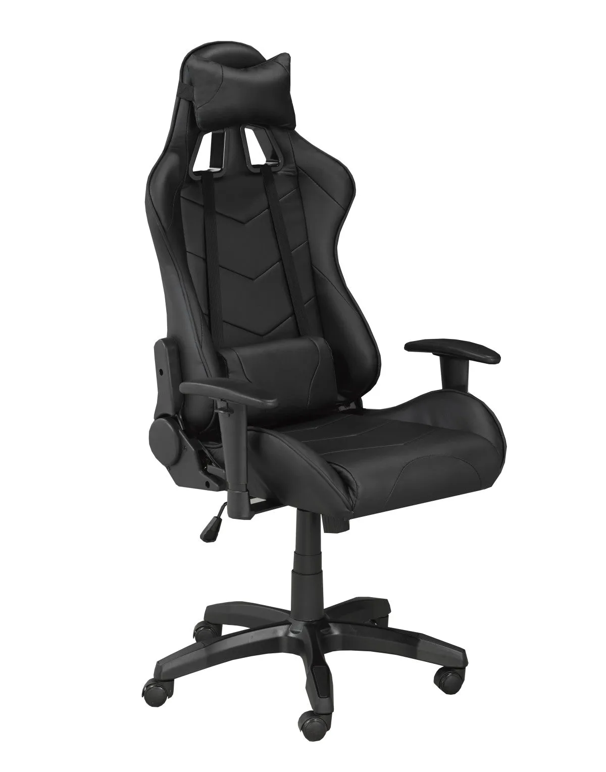 Gaming Desk & Chair Set, Black