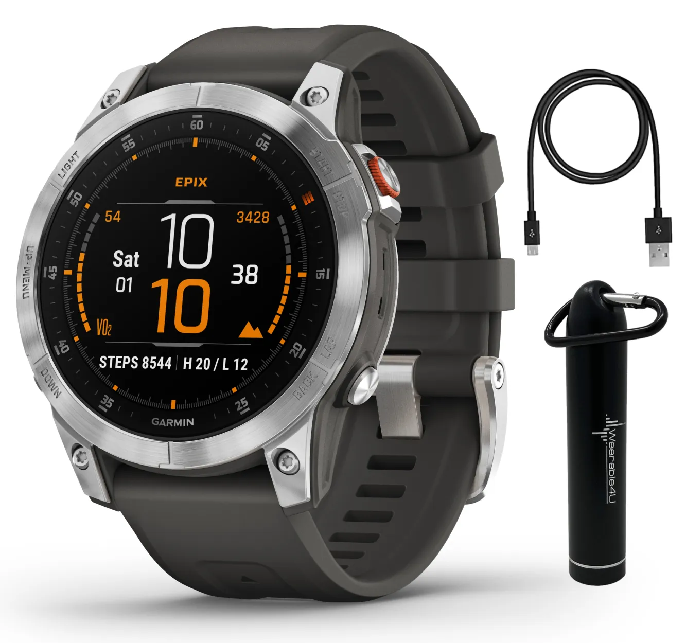 Garmin EPIX (Gen 2) Smartwatch with AMOLED display (010-02582-10)