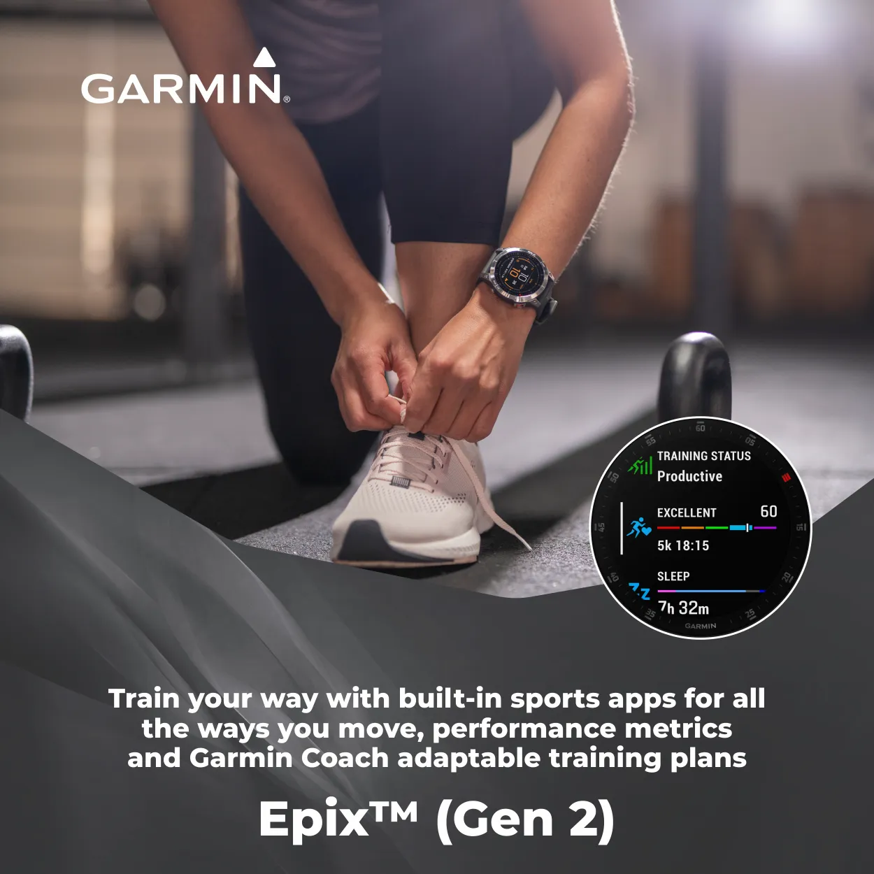 Garmin EPIX (Gen 2) Smartwatch with AMOLED display