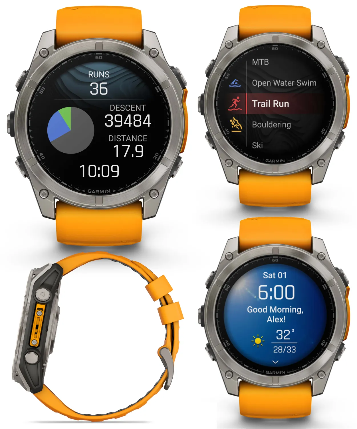 Garmin fenix 8 Multisport GPS Smartwatch, Wearable4U