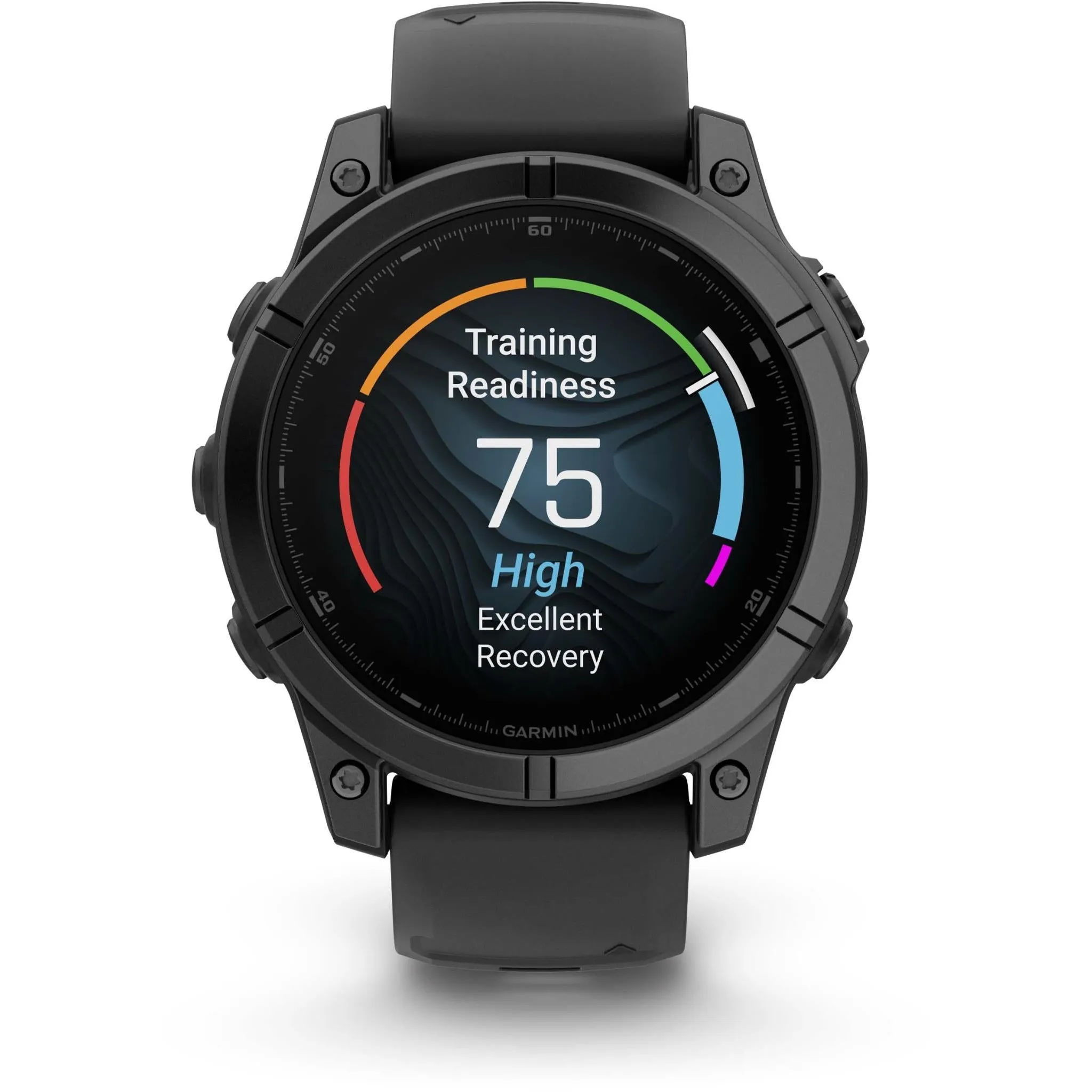 Garmin fenix® E 47mm Slate Grey Steel with Black Band