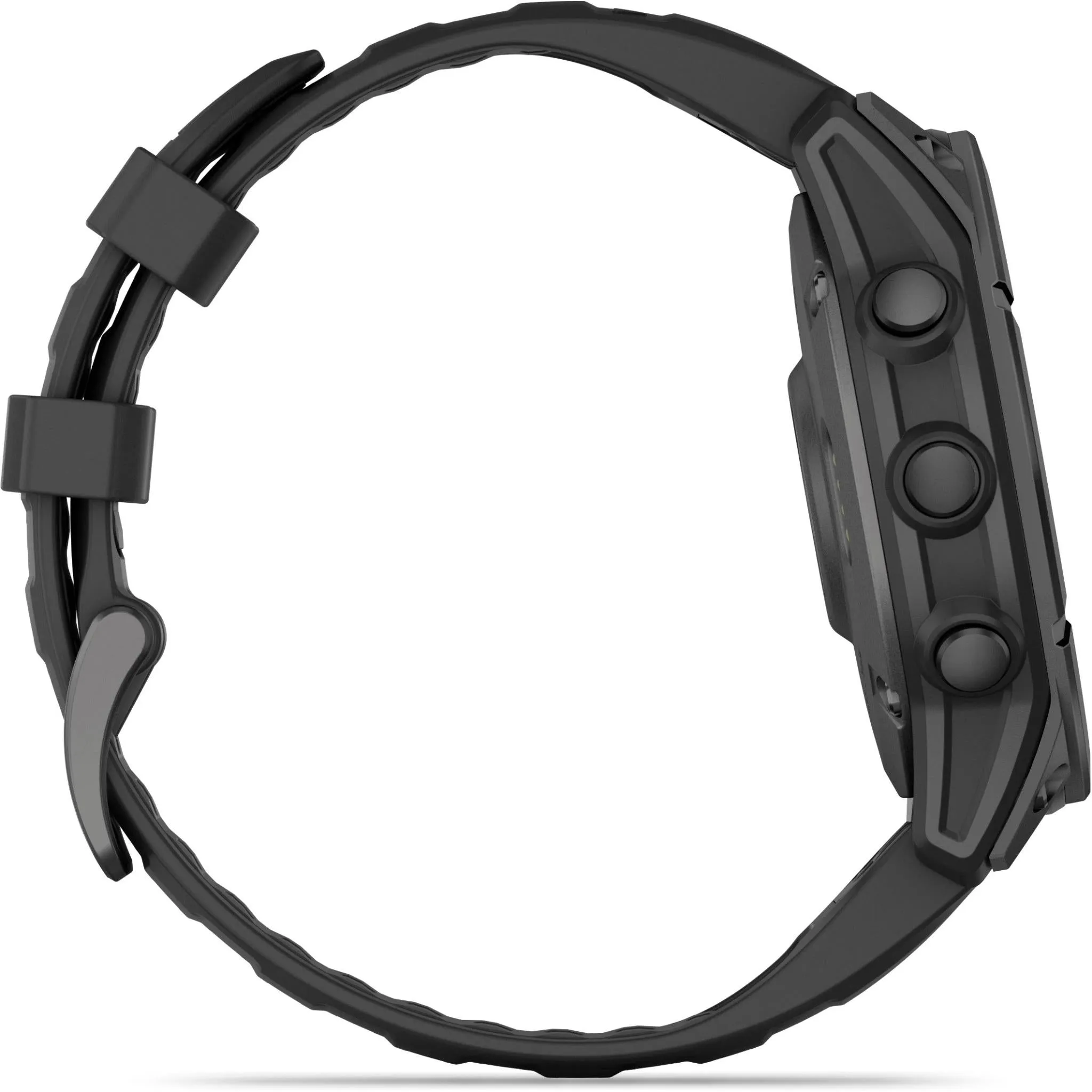 Garmin fenix® E 47mm Slate Grey Steel with Black Band