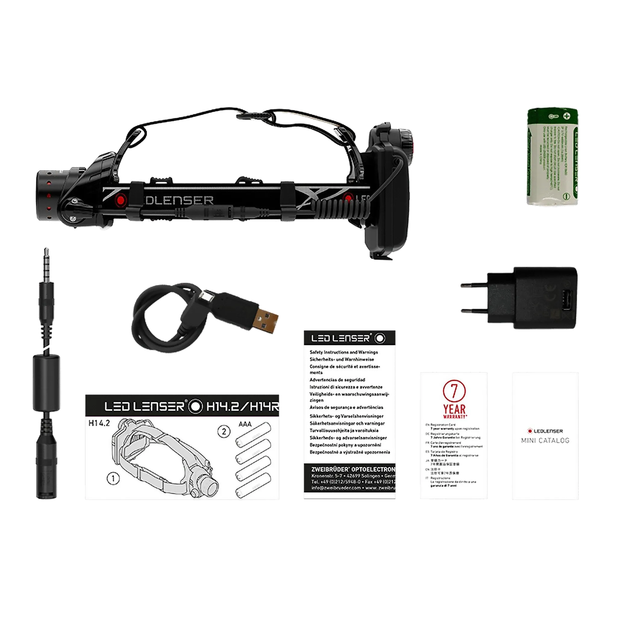 H14R.2 Rechargeable Head Torch