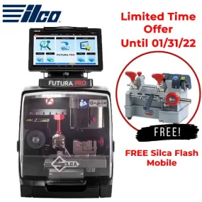 ILCO - Silca Futura Pro NA - Laser-Cut Key Cutter and Duplicator (FREE Silca Flash Mobile)