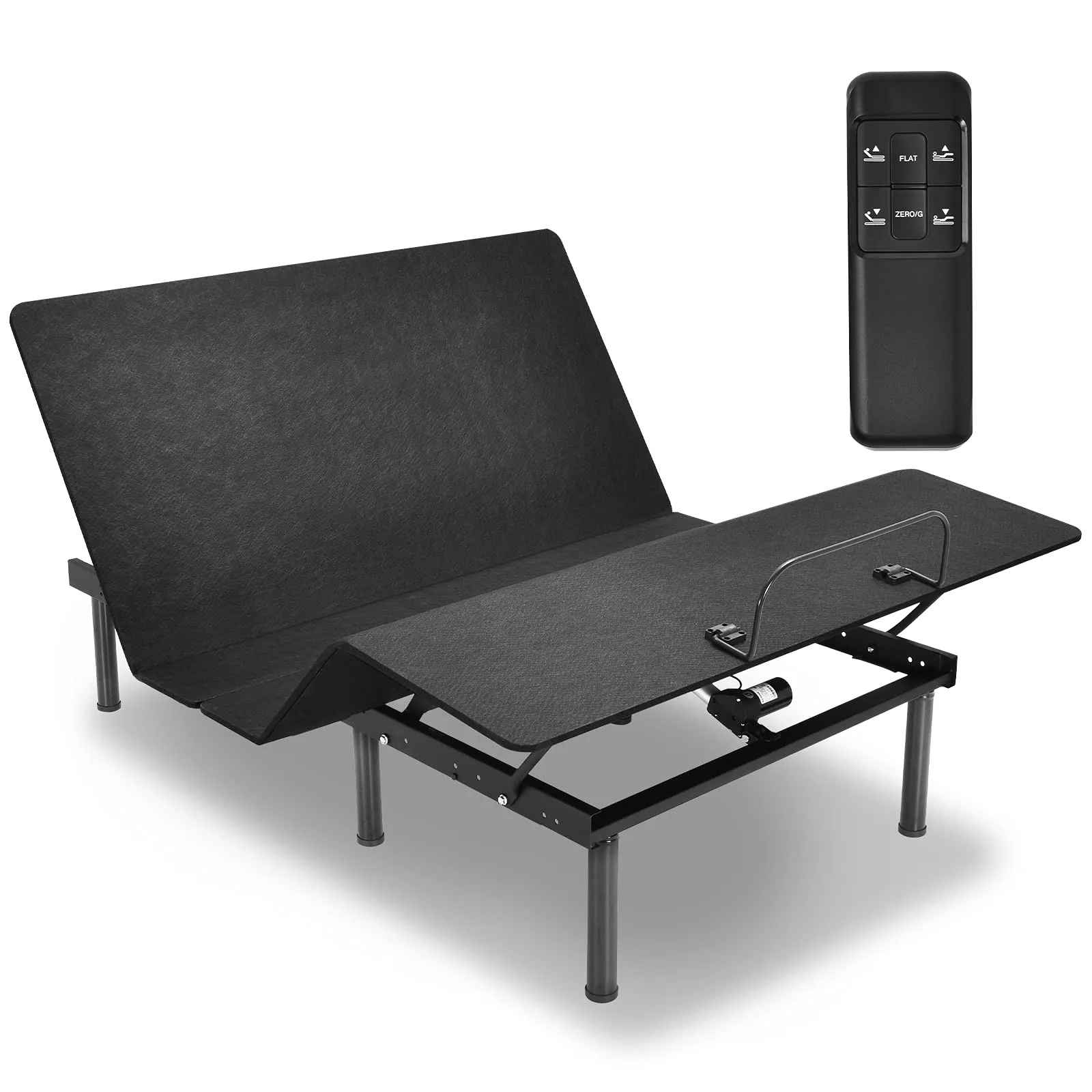 Komfott Adjustable Bed Base, Electric Adjustable Bed Frame w/ Wireless Remote