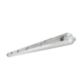 LED Non Corrosive IP65 Batten Fitting Light with Emergency Back Up for up to 3 hours, 150cms 50W 6000K, 6000 Lumens Ultra Bright