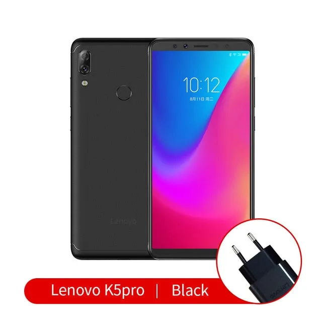 Lenovo Mobile Phone Global Version K5 Pro 6GB 64GB Smartphone Snapdragon 636 Octa Core Four Cameras 5.99 inch 4G LTE Cellphone