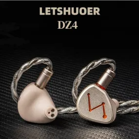 LETSHUOER DZ4 3DD 1PR HiFi In-Ear Earphone