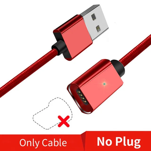 Magnetic Micro USB Cable For iPhone Samsung Type-c Charging Charge Magnet Charger Adapter