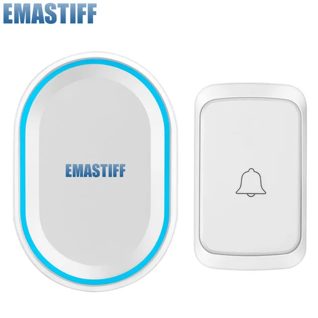 New Home Welcome Doorbell  Intelligent Wireless Doorbell Waterproof 300M Remote EU AU UK US Plug smart Door Bell Chime