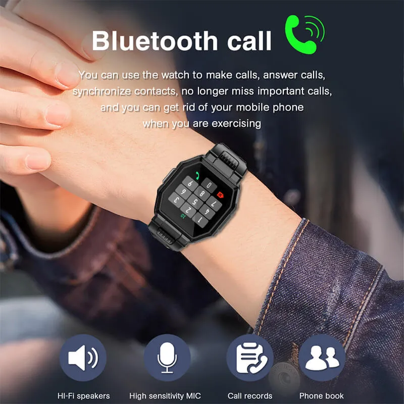 New Smart Watch With Bluetooth Call(Bluetooth Call,Version5.0/Magnetic charging/8 Sports Mode/Health monitor)