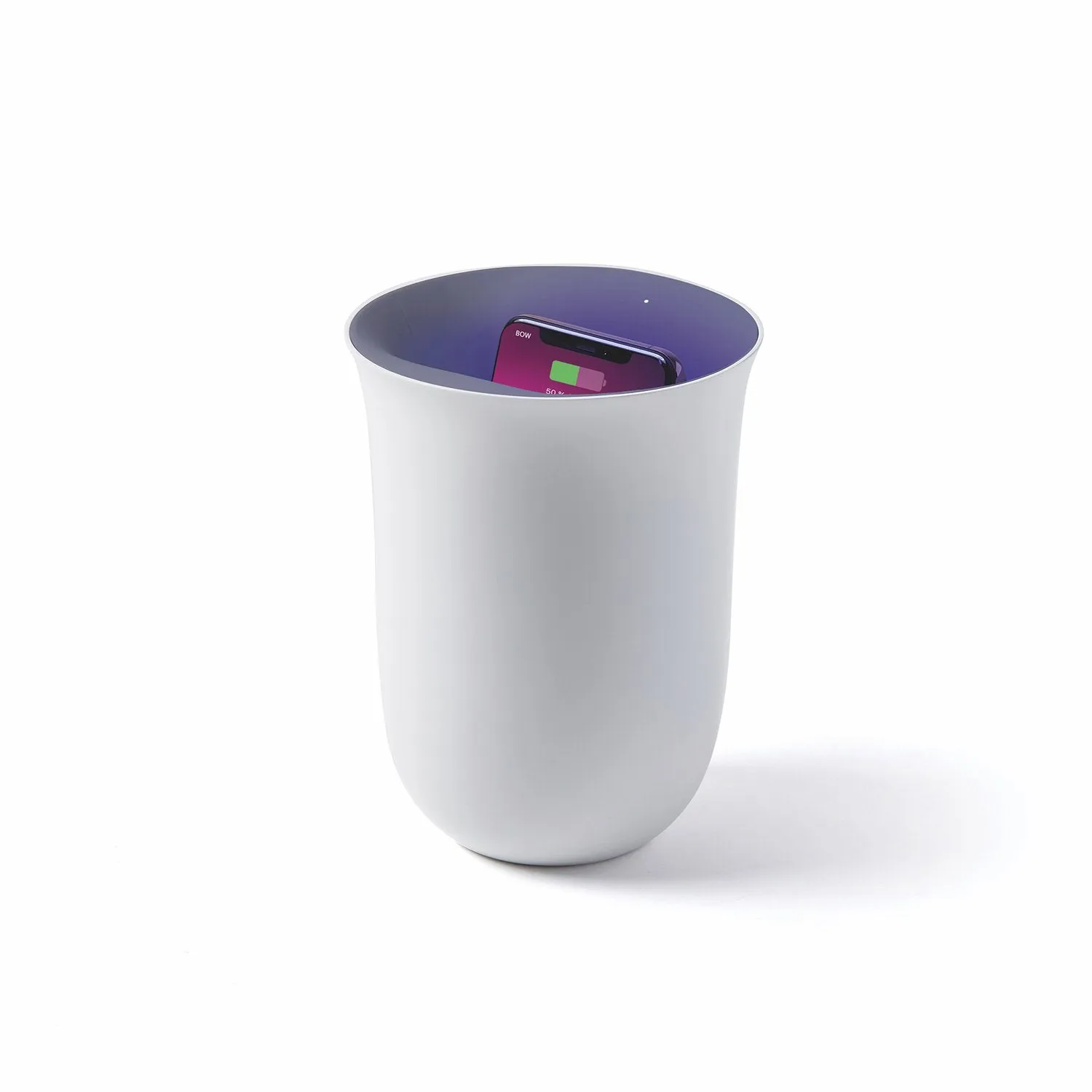 OBLIO - Wireless charging station with built-in UV sanitizer