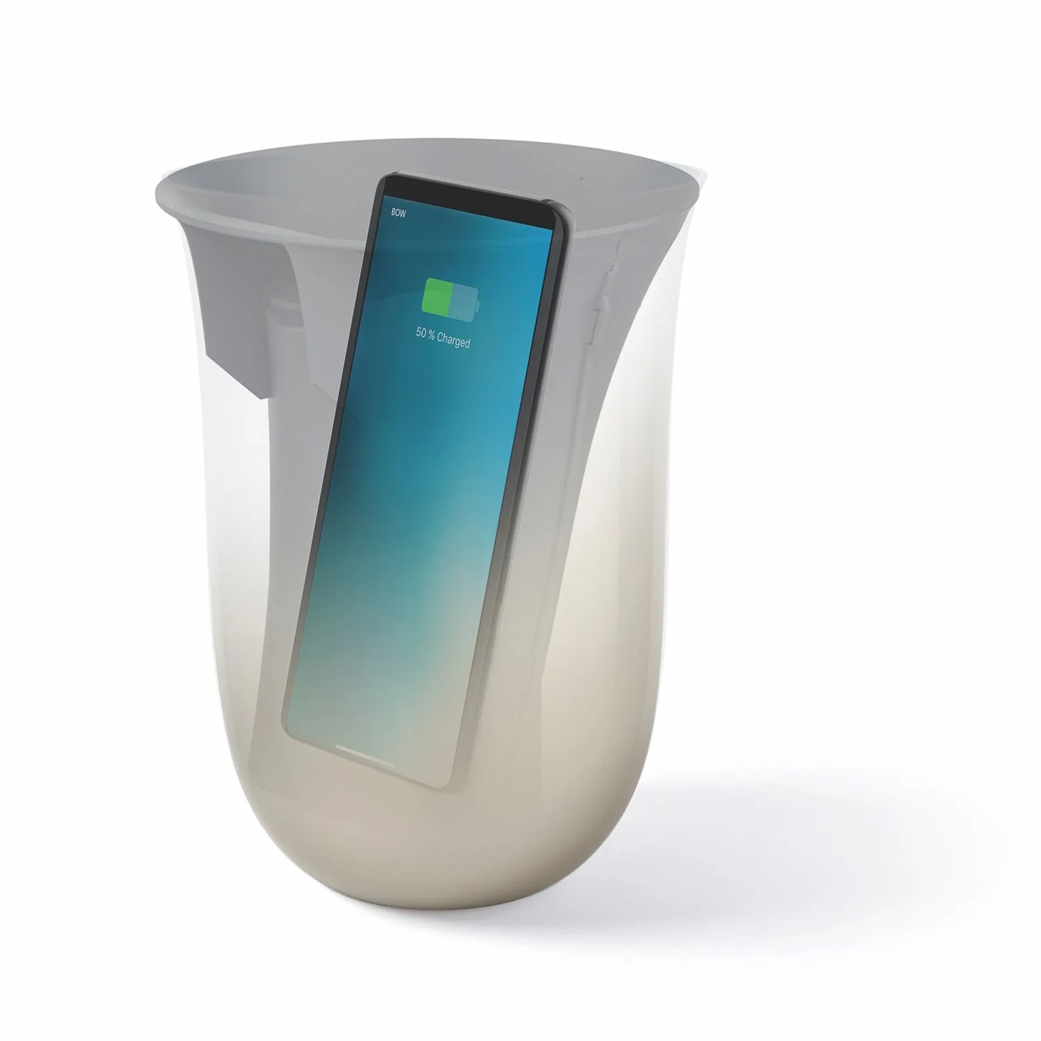 OBLIO - Wireless charging station with built-in UV sanitizer