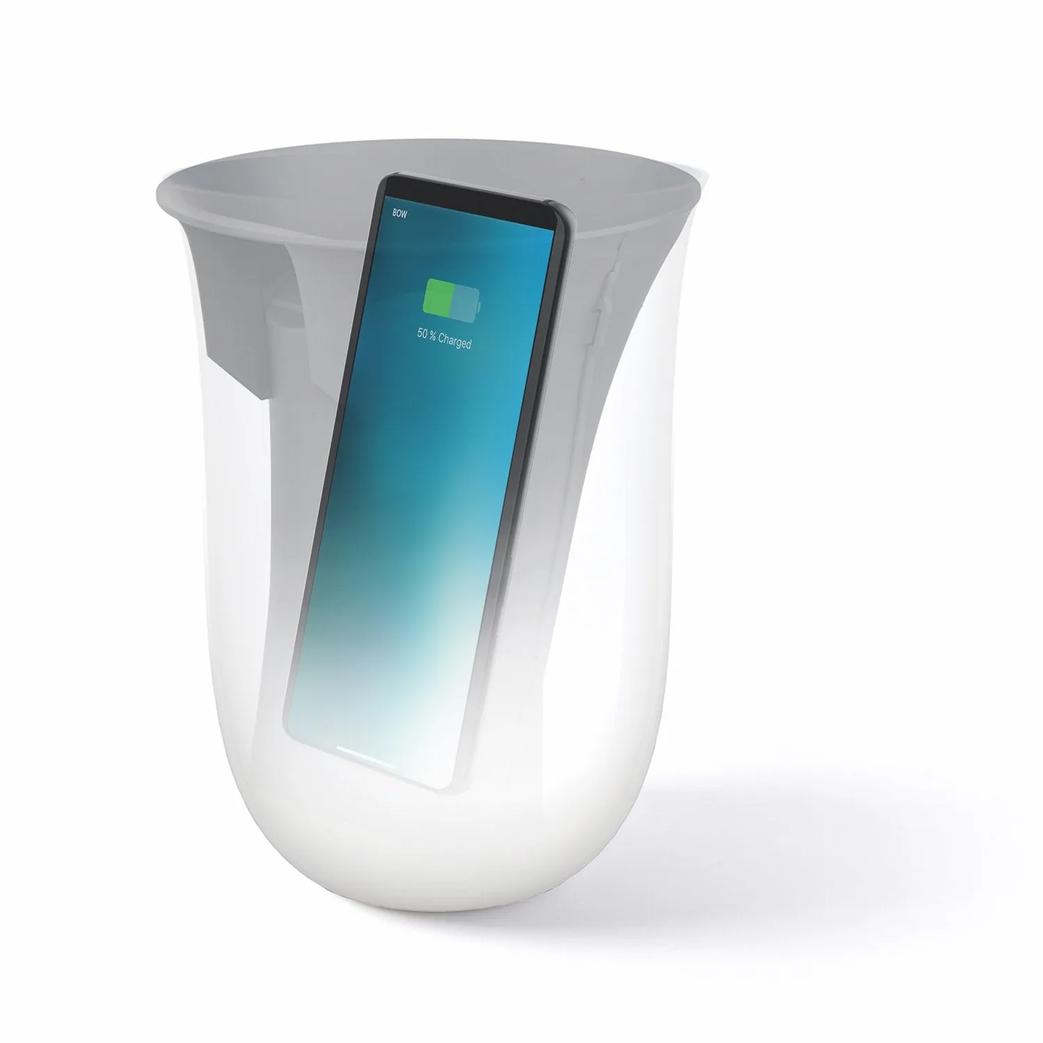 OBLIO - Wireless charging station with built-in UV sanitizer