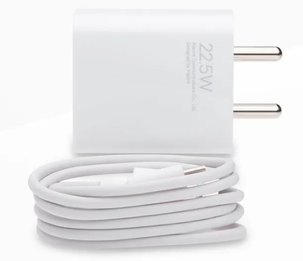 Poco M6 Pro 5G Superfast 22.5W Support Fast Charge 3.0 Charger With Type-C Cable White