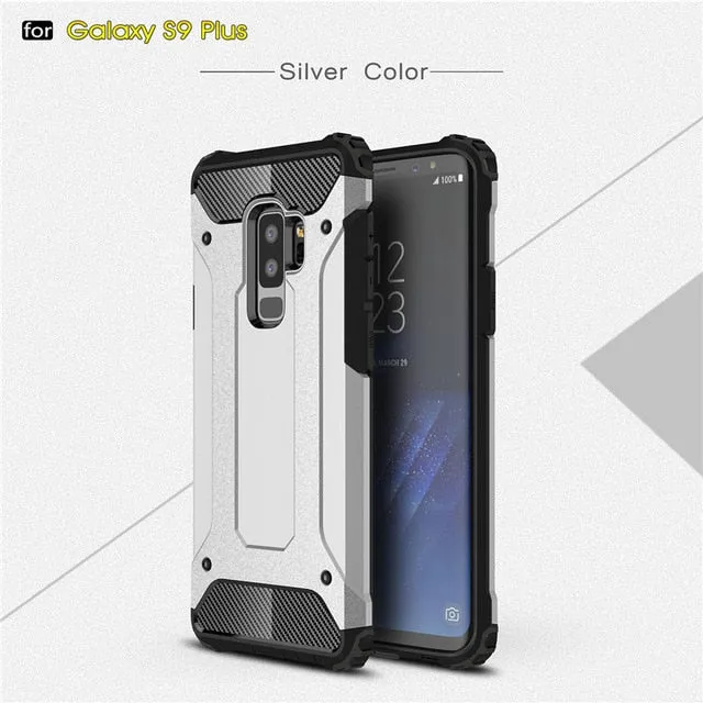 Rugged Armor Case For Samsung Galaxy S8 S9 S10 Plus S20 Ultra S5 S6 S7 edge Note 10 A51 A71 A81 A91 A10S A20E A30 Hard PC Cover