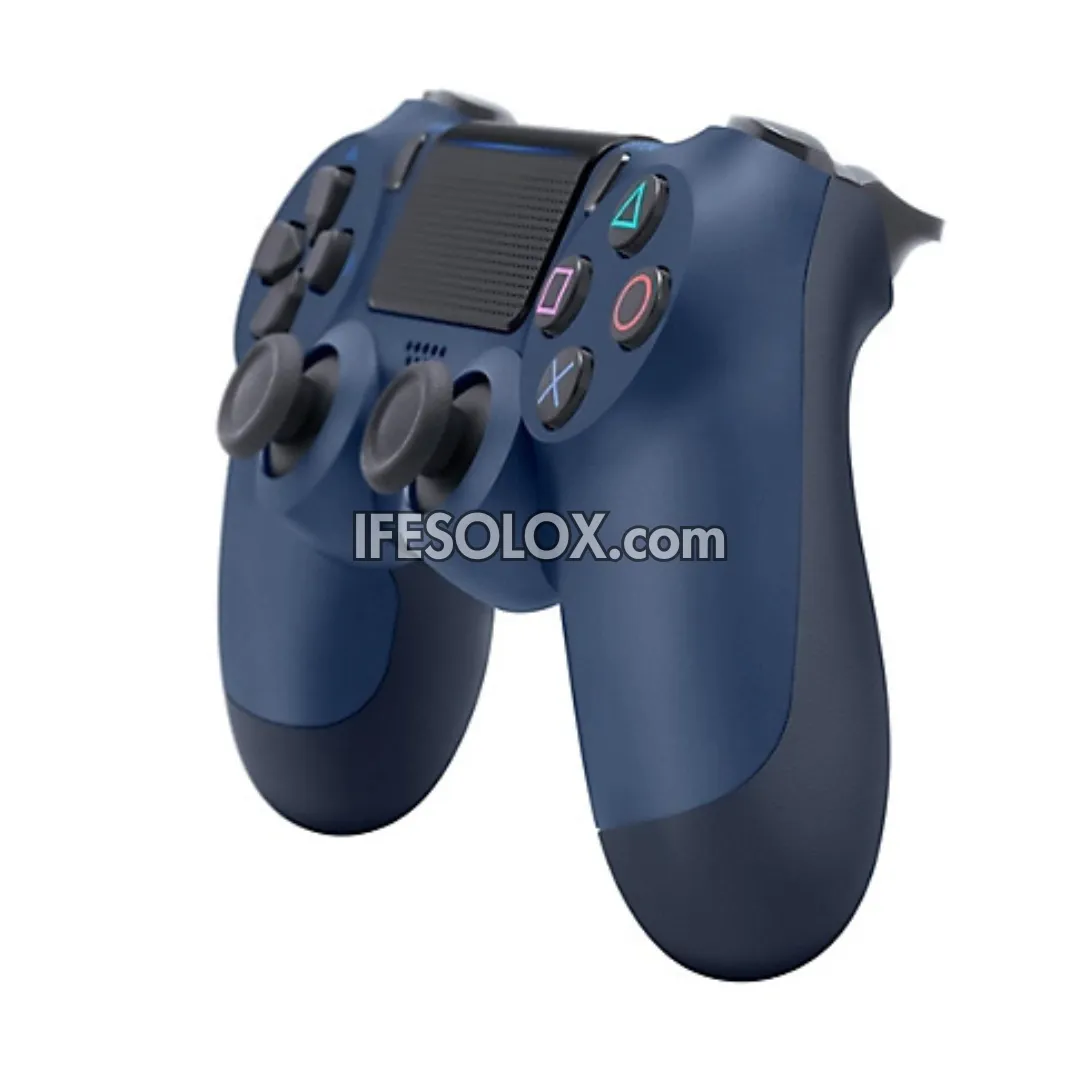 Sony PS4 DualShock 4 Game Controller for PS4, PC, Smartphones and Gadgets (Navy Blue) - Brand New