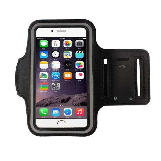 Sport Running Armband for IPhone 6s 6 7 8 Plus X XS XR Armband For Samsung S7 S9 S8 A50 Arm Band Belt GYM Bag Phone Case 5.5inch